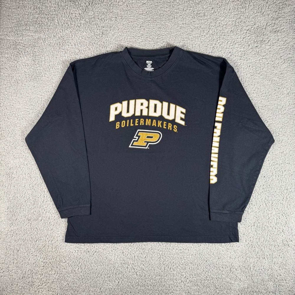 NCAA Purdue Boilermakers T-Shirt Size 2XL Black University